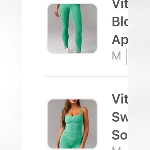 Vitality Daydream Sour Apple Tank and Leggings